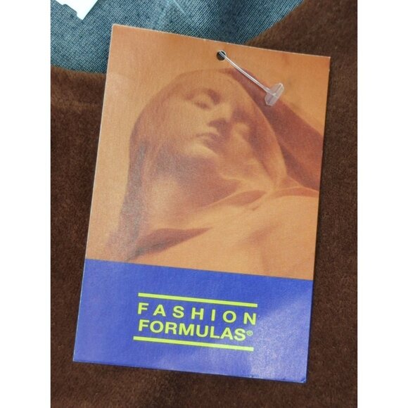 Vintage Fashion Formulas Womens Small Colorblock Sweater With Gold Trim Pullover - Picture 7 of 9